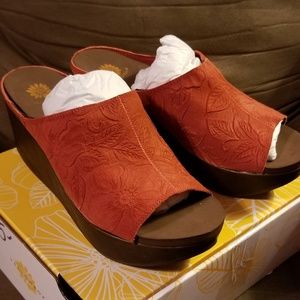 Yellowbox Najah Wedge Sandals